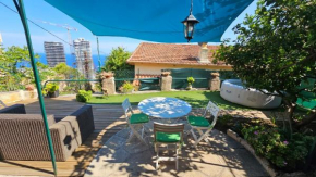 Maison avec jardin, vue mer aux portes de Monaco